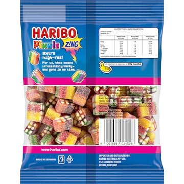 Haribo Pixels Zing Lollies 140g