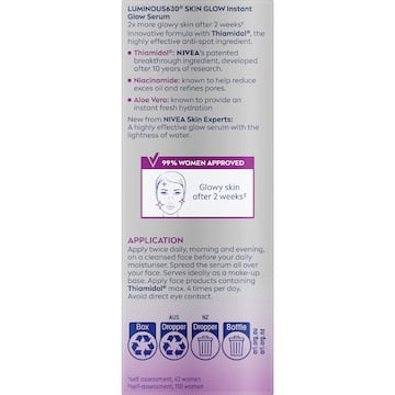 Nivea Luminous Skin Glow Instant Serum 30mL