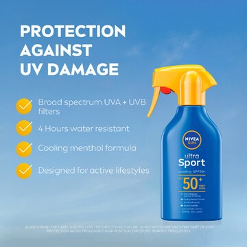 Nivea Sun SPF 50+ Ultra Sport Cooling Sunscreen Spray 270mL