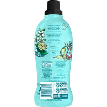 Fluffy Aqua Escape Fabric Softener Blue Amber & Bergamot 1L