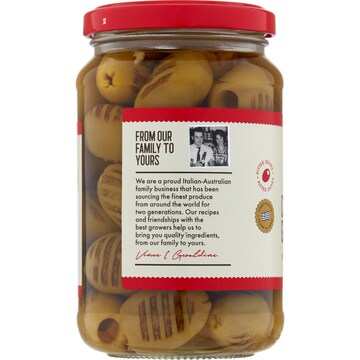 Sandhurst Char Grilled Green Olives 340g