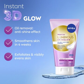 Nivea Luminous Skin Glow Wash Gel 150mL