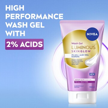 Nivea Luminous Skin Glow Wash Gel 150mL