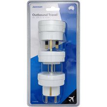 Jackson Outbound Travel Adapter UK, Europe & USA Slim