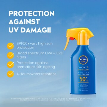 Nivea SPF 50+ Sun Protect & Moisture Sunscreen 270mL