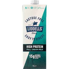 Liddells Lactose Free High Protein Full Cream Long Life Milk 1L