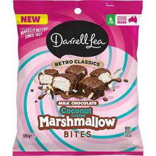 Darrell Lea Coconut Marshmallow Bites Milk Chocolate 120g