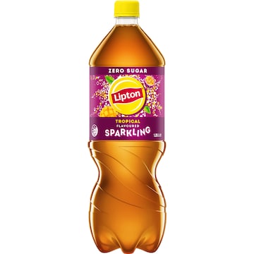 Lipton Sparkling Tropical Soft Drink Bottle 1.25L