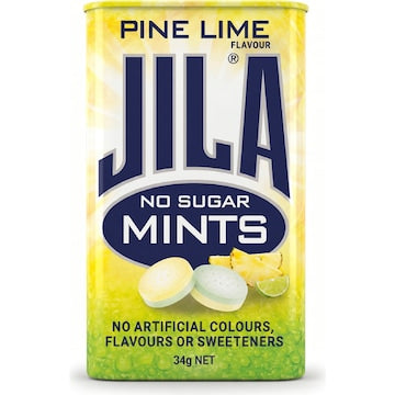 Jila No Sugar Mints Pine Lime 34g