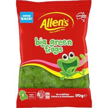 Allen's Big Green Frogs 170g