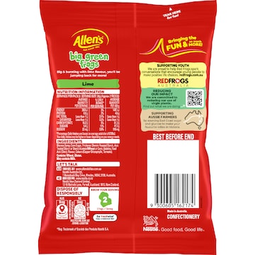 Allen's Big Green Frogs 170g
