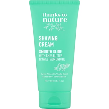 Thanks To Nature Shaving Cream Shea Butter & Sweet Almond 150mL