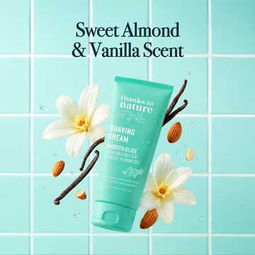 Thanks To Nature Shaving Cream Shea Butter & Sweet Almond 150mL