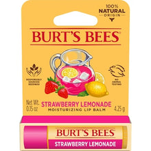 Burt's Bees Moisturising Lip Balm Strawberry Lemonade 4.25g
