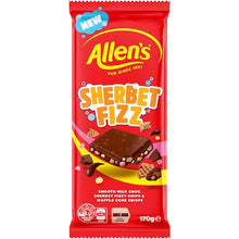 Allen's Sherbet Fizz Milk Choc Bar 170g