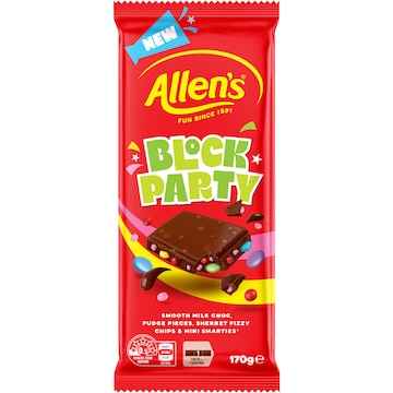 Allen's Party Mix Choc Block 170g