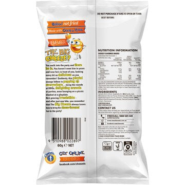 Cheezels Original Cheese Snacks 60g