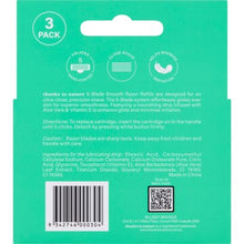 Thanks To Nature 5-Blade Smooth Razor Refill 3 pack