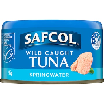 Safcol Wild Caught Tuna Springwater 95g