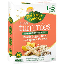 Rafferty's Garden Peach Puffed Bars With Yoghurt Drizzle 1-5Y 6 pack