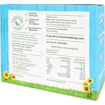 Whole Kids Teething Rusk 6m+ 8 pack