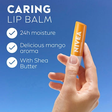 Nivea 24h Moisture Lip Balm Mango Shine 4.8g