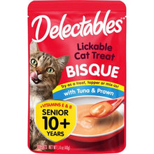 Delectables Lickable Cat Treat Bisque With Tuna & Prawn 40g