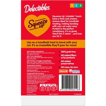 Delectables Squeeze Up Lickable Cat Treats Variety 14g x 20 pack