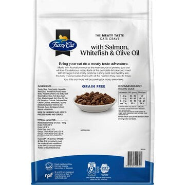 Fussy Cat Grain Free Dry Food Salmon Whitefish & Olive Oil 4kg