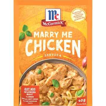 McCormick Recipe Base Marry Me Chicken 40g
