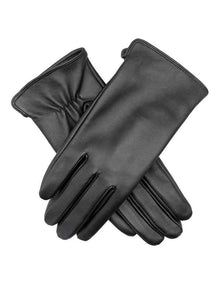 Classic Leather Gloves in Black