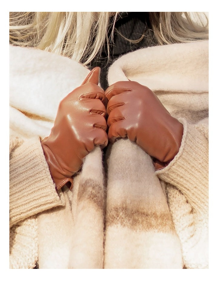 Classic Tan Leather Gloves