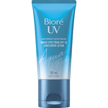 Biore SPF 50 UV Aqua Rich Lightweight Moisturiser 50mL