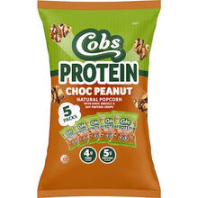 Cobs Protein Choc Peanut Popcorn 150g 5 pack