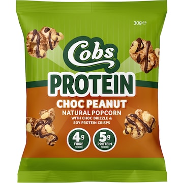 Cobs Protein Choc Peanut Popcorn 150g 5 pack