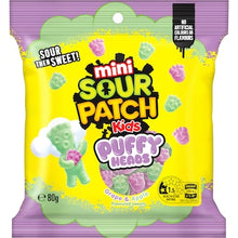 Sour Patch Kids Puffy Heads Lollies Apple & Grape 80g