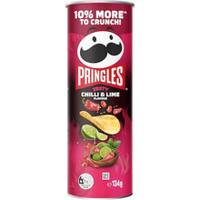 Pringles Chilli Lime Potato Chips 134g