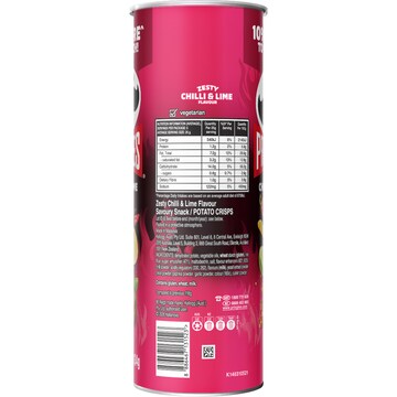 Pringles Chilli Lime Potato Chips 134g