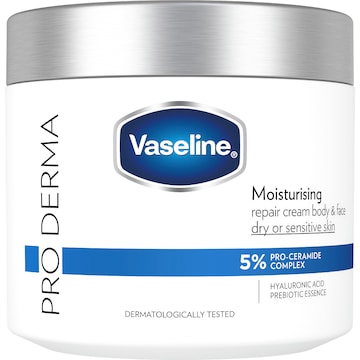 Vaseline Pro Derma Moisturising Cream 360g