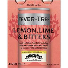 Fever-Tree Lemon Lime & Bitters Cans 250mL x 4 pack