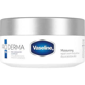 Vaseline Pro Derma Moisturising Cream 190g