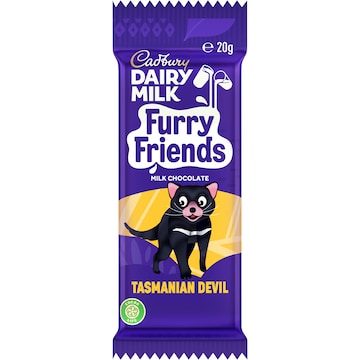 Cadbury Furry Friends Chocolate Bar Assorted 20g