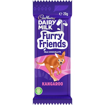 Cadbury Furry Friends Chocolate Bar Assorted 20g