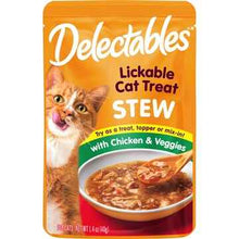 Delectables Lickable Cat Treat Stew With Chicken & Veggies 40g