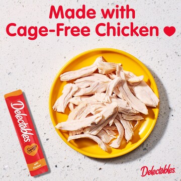 Delectables Lickable Cat Treat Stew With Chicken & Veggies 40g