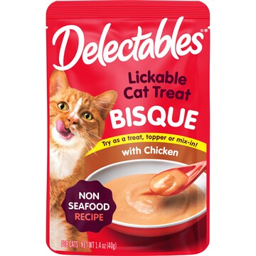 Delectables Lickable Cat Treat Bisque With Chicken 40g