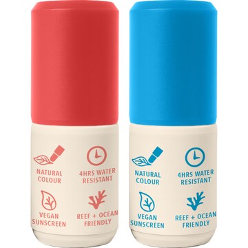 Little Urchin Natural Zinc Stick Red & Blue Mix 2 pack