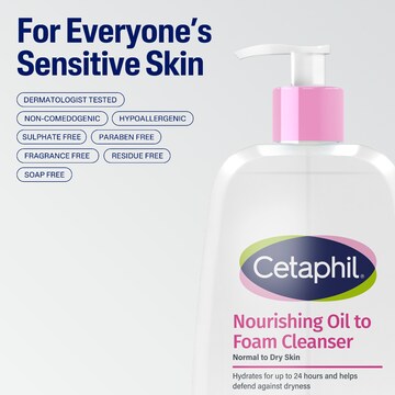 Cetaphil Nourishing Oil To Foam Cleanser 236mL