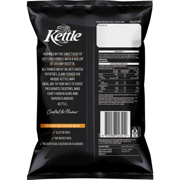 Kettle Potato Chips Hot Honey & Ricotta 165g