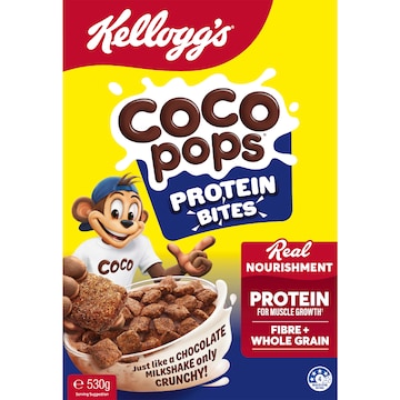 Kellogg's Coco Pops Protein Bites Breakfast Cereal 530g